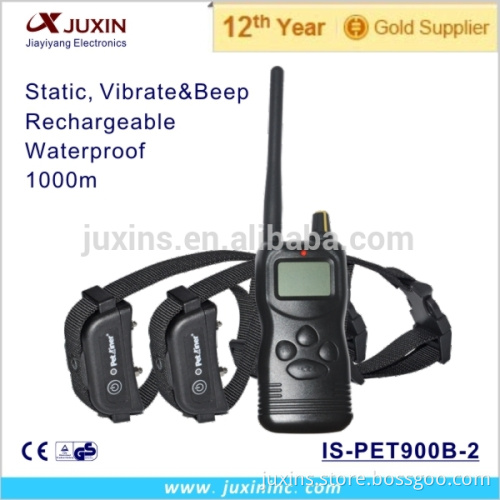 Water Resistant Animal Training E-Collar adjustable Nylon Strap Electronic Shock Collar